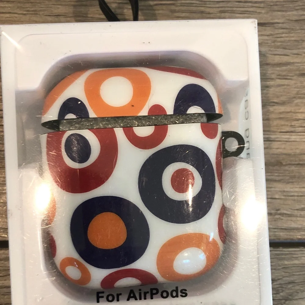 Stylish AirPods Protective Case with carabiner